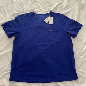 NWT FIGS MENS CHISEC THREE POCKET SCRUB TOP